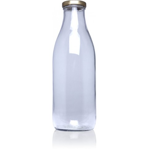 Botella de vidrio con tapa rosca (500ml - 1000ml)