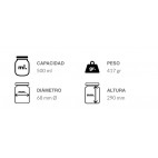 Botella de vidrio  Maurer  (500ml - 1000ml)