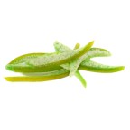 Pomelo verde desecado en tiras